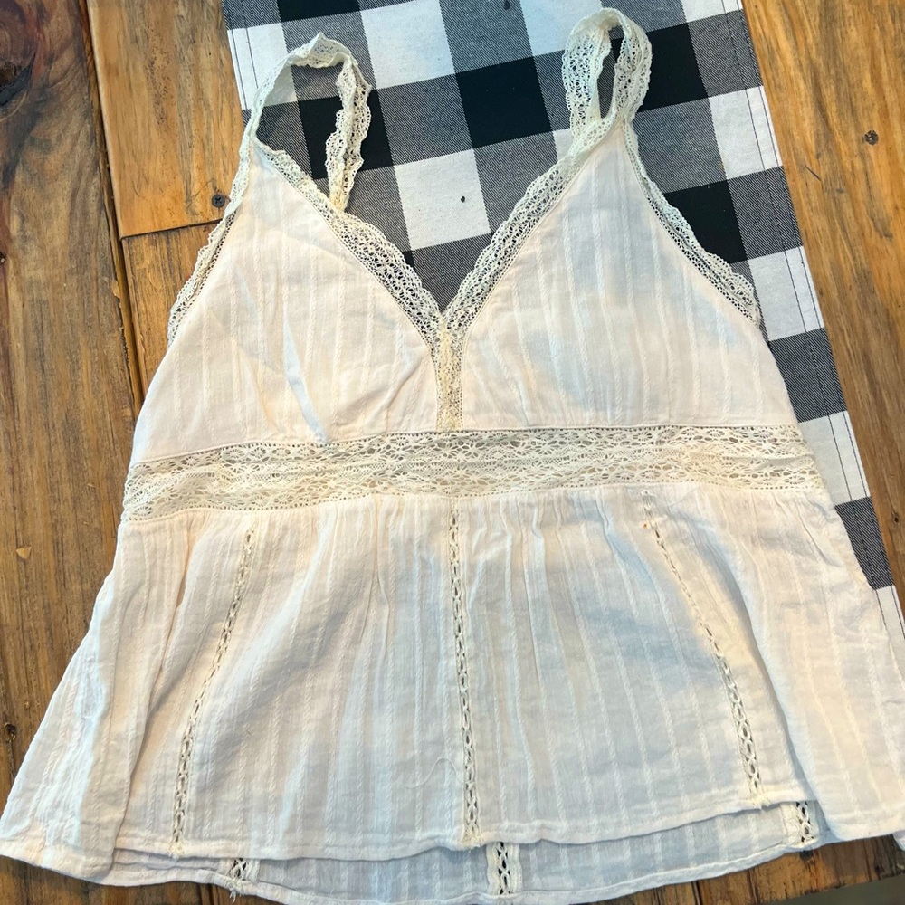 White tank top